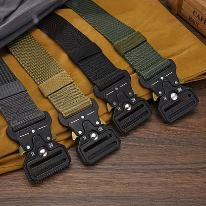 Men's Belt Outdoor Multi Function Belt High Quality Canvas For Nylon Male Luxury Belts Women's Sports Jeans Belt Neutral Belts