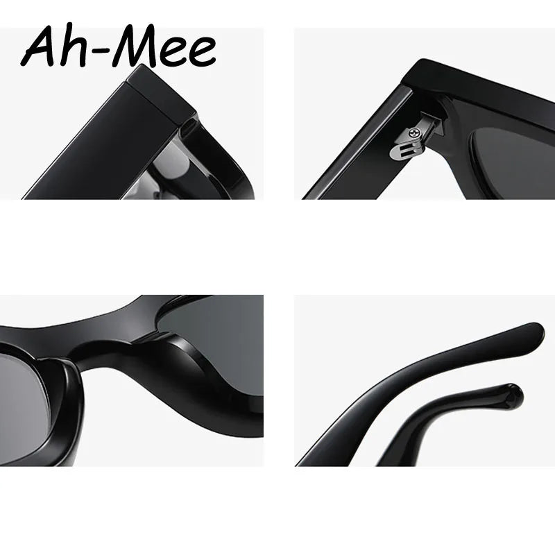 Small Rectangle Polarized Sunglasses Women Fashion Retro Brand Square Sun Glasses Men Classic Vintage Black Punk Shades UV400