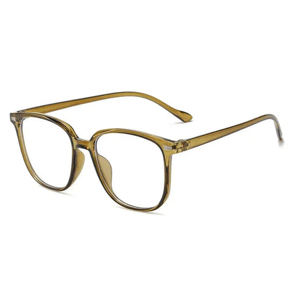 Retro Classic Anti-Blue Light Glasses Ultra Light Big Square Frame Eyeglasses Vintage Women Fashion Computer Gaming Spectacles