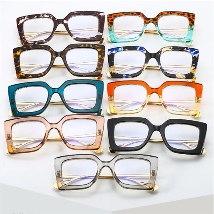 Fashion Women Square Blue Light Glasses Oprawki Okularowe Damskie Glass Frame Retro Clear Reading Computer Eyeglasses Unisex