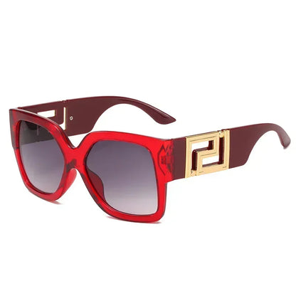 European And American Big Frame Trend Sunglasses Female Square Wide Leg Personality Sun Glasses Male Net Red Street Glasses