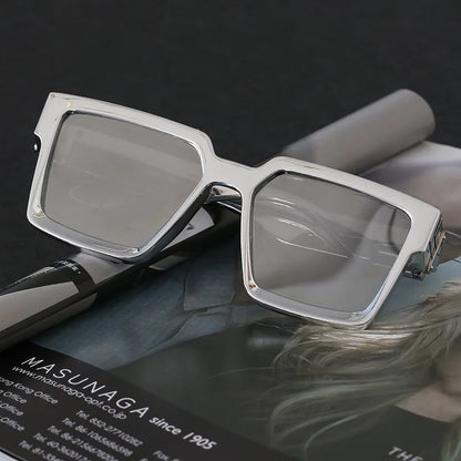 SHAUNA Retro Square Sunglasses Women Brand Designer Summer Styles Candy Colors Fashion Silver Mirror Shades Men UV400