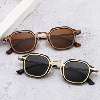 SHAUNA Fashion Small Square Sunglasses Women Retro Punk Shades UV400 Men Trending Sun Glasses