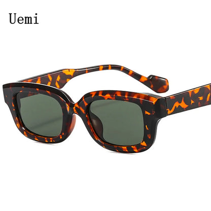 Lunettes de soleil carrées tendance pour femmes et hommes, nouvelle collection, monture rétro, petite monture, design, nuances tendance, UV400