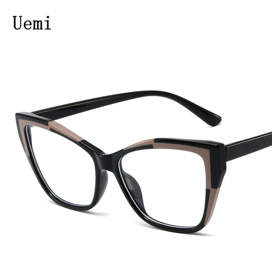 Neue Mode Anti Blau Licht Cat Eye Brille Für Frauen Männer Retro Rahmen Lesen Computer Klare Linse Einfache Weibliche Brillen