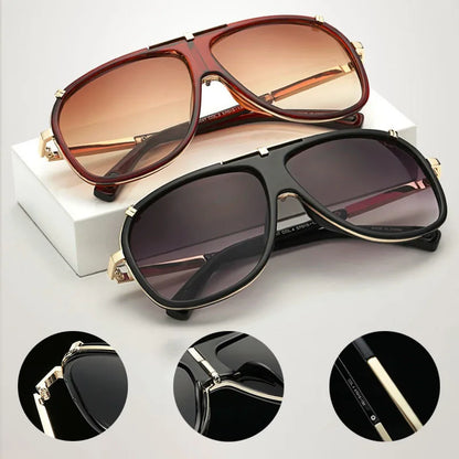 SHAUNA Retro Men Square Sunglasses Brand Designer Fashion Women Gradient Lens Glasses UV400