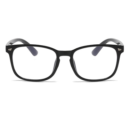 Lunettes de vue tendance pour femmes, monture carrée, style rétro, monture plate, simple, anti-lumière bleue, pour ordinateur