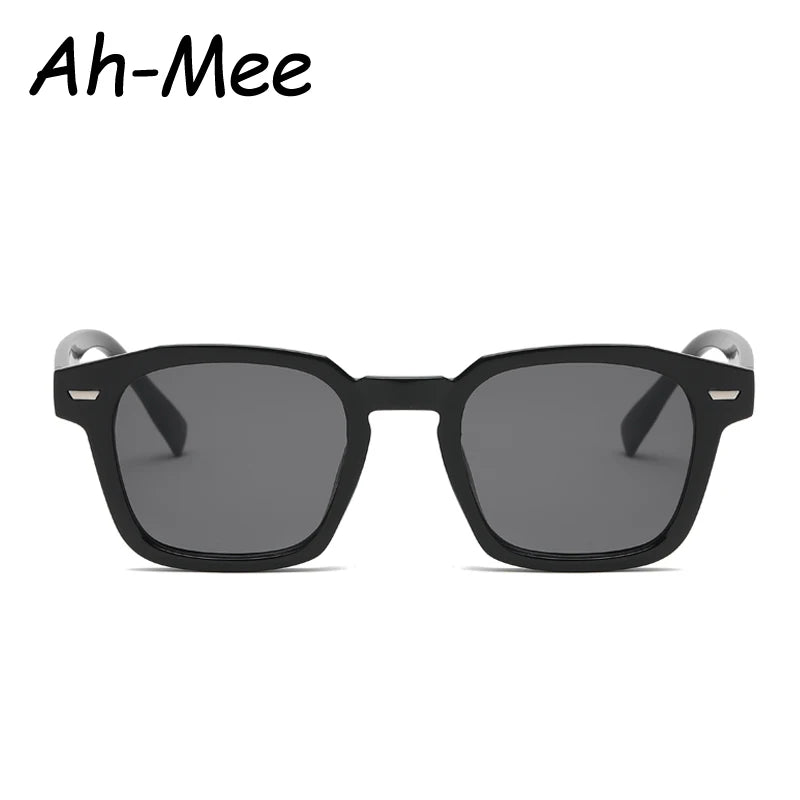 Popular Women's Sunglasses Trend Vintage Square Frame Black Yellow Sun Glasses Fashion Women Eyeglasses Ladies Eyewear