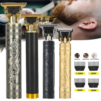 Tondeuse à cheveux électrique USB T9 pour hommes, machine de coupe de cheveux, rasoir rechargeable pour homme, tondeuse à barbe technique