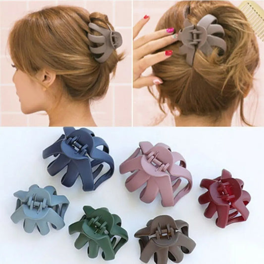 Pinces à cheveux en plastique pour coiffures, pinces à cheveux en forme de poulpe, pinces à cheveux décontractées pour femmes, accessoires pour cheveux