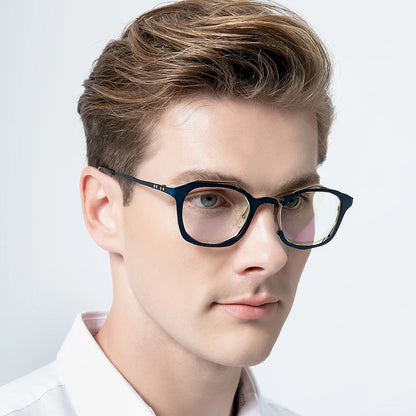 FONEX Lunettes en titane pur pour hommes Rétro Vintage 2022 Nouvelles lunettes à monture carrée Lunettes F85729