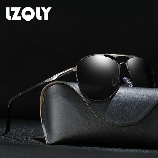 Luxury Pilot Polarized Sunglasses Men And Women Classic Metal Driving Fishing Sun Glasses For Man Brand Design Eyewear UV400