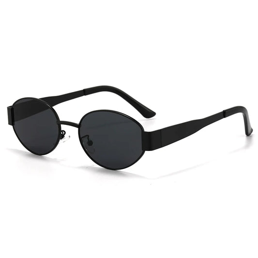 New Sunglasses For Women And Men UV400 Sun Glasses Alloy Oval Eyewear