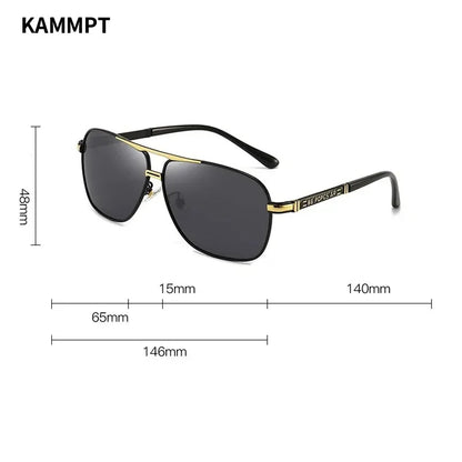 Oversized Vintage Sunglasses Men Women Fashion Polarized Photochromic Shades Eyewear Double Bridge Driving Sun Glasses