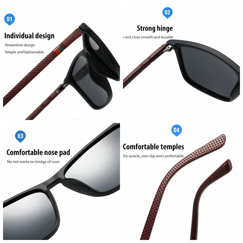 TR90 Rahmen Polarisierte Linse Frauen Männer Sonnenbrillen Fahren Outdoor Marke Designer Sonnenbrille Männliche Schutzbrille UV400 Neue Mann Gafas