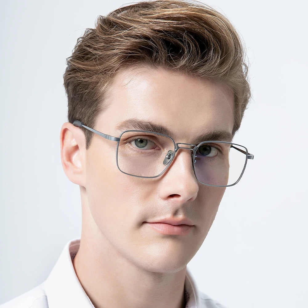 FONEX Acetate Titanium Glasses Men Square Retro Eyeglasses 2023 Women Spectacles Optical Eyewear MRX-8827