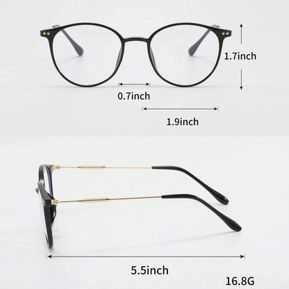 Fashion Anti-blue Light Reading Glasses Vintage Men Women Eyeglasses Retro Ultralight HD Eye Protection Presbyopia Glasses