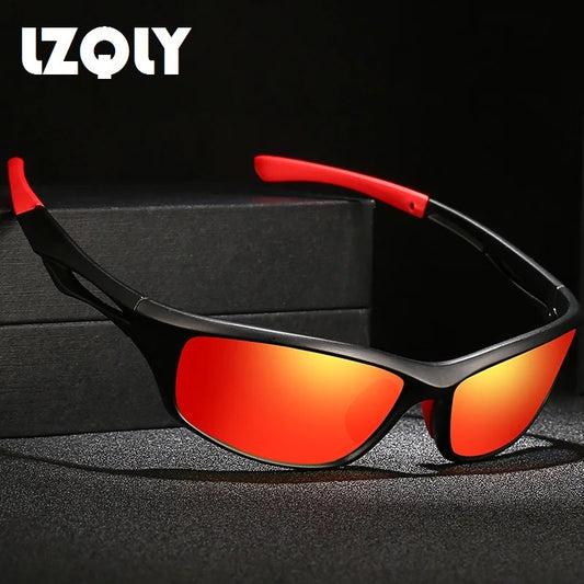 Classic Rectangle Vintage Polarized Sunglasses Sport Hiking Fishing Sun Glasses For Men Women Anti-glare Shades Eyewear UV400