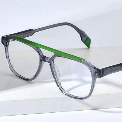 HEPIDEM Multicolor Acetate Glasses Men Retro Square Eyeglasses Women Spectacles Eyewear 9253