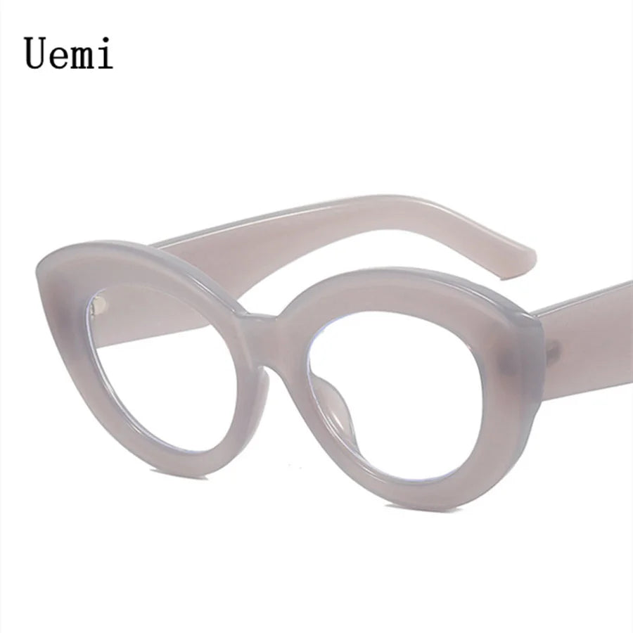 Lunettes de lecture rétro anti-lumière bleue œil de chat pour femmes et hommes, monture léopard, verres transparents, style vintage