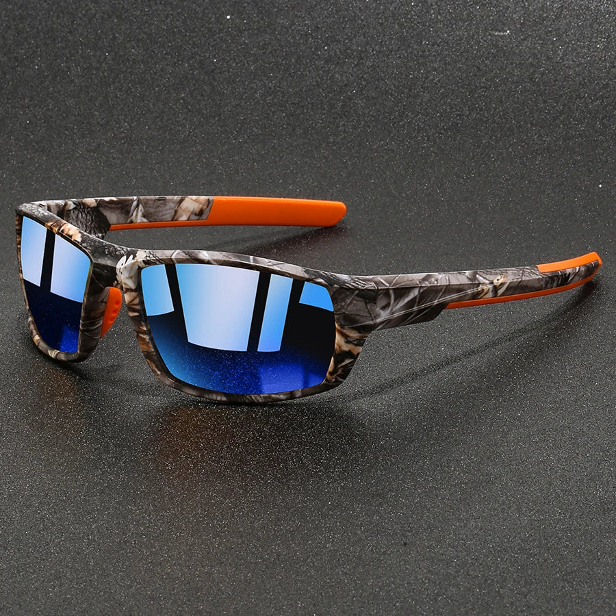 Fashion Vintage Polarized Sport Sunglasses Men Women Fishing Running Cycling Mountaineering Sports Man Sun Glasses UV400 Eyewear