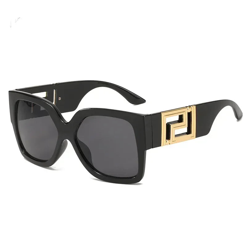 European And American Big Frame Trend Sunglasses Female Square Wide Leg Personality Sun Glasses Male Net Red Street Glasses