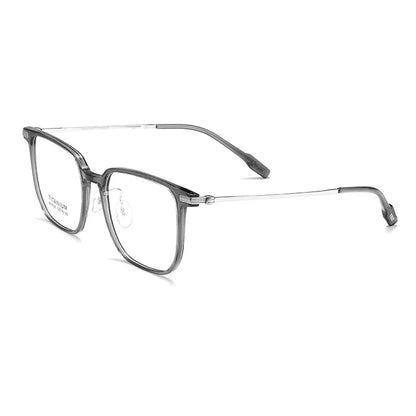 MOMOJA New Ultra Light And Fashionable Square Pure Titanium Men's Eyeglass frame Optical Prescription Gglasses For WomenBV3006B