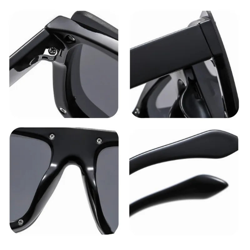 New Fashion Casual Square Sunglasses For Women Men Retro Rivet Luxury Deisgner Sun Glasses Colorful Lens Shades UV400 Eyeglasses