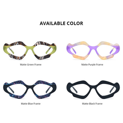 HEPIDEM Matte Acetate Glasses Women Retro Fashion Cat Eye Eyeglasses 2023 New Men Spectacles Eyewear H9291