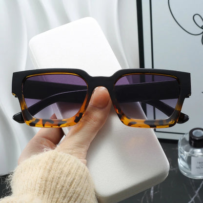 Brand Fashion Square Sunglasses Women Shades UV400 Vintage Small Rectangle Punk Men Driving Sun Glasses