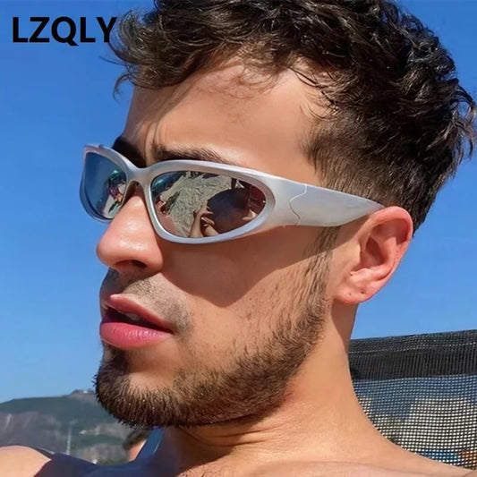 Y2k Neue Punk Sport Sonnenbrille Männer Frauen Luxus Marke Designer Vintage Sonnenbrille Shades Herren Retro Goggle UV400 Brillen