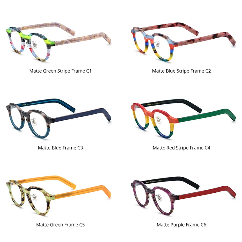 HEPIDEM Acetate Glasses Men 2024 New Women Fashion Square Eyeglasses Frame Spectacles Eyewear H9368