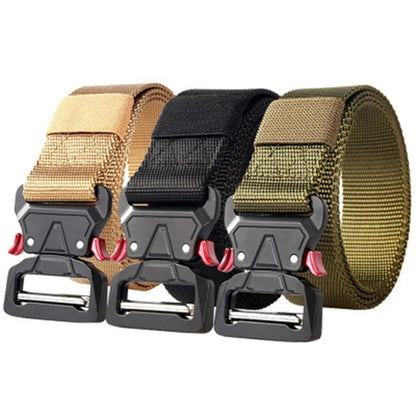 Men's Belt Outdoor Multi Function Belt High Quality Canvas For Nylon Male Luxury Belts Women's Sports Jeans Belt Neutral Belts