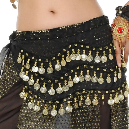 For Thailand/India/Arab Show Costumes Tassels Sexy Waist Chain Dancer Skirt Belly Dance Belt Hip Scarf