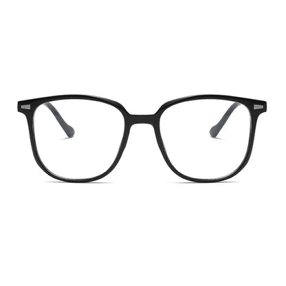 Retro Classic Anti-Blue Light Glasses Ultra Light Big Square Frame Eyeglasses Vintage Women Fashion Computer Gaming Spectacles