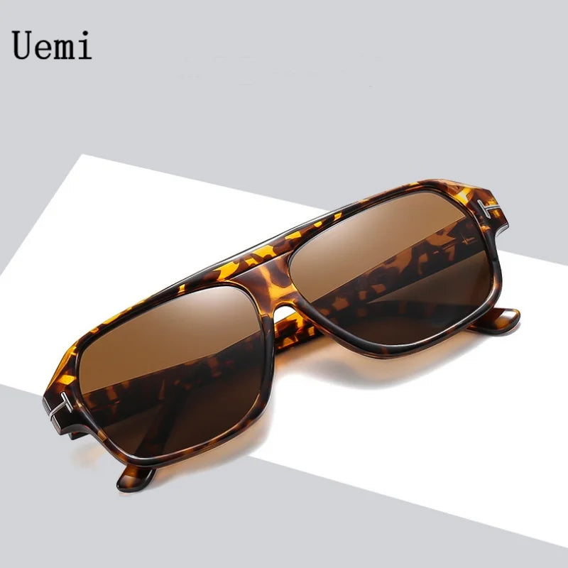 New Fashion Luxury Square Sunglasses For Women Men Vintage Outdoor Driving Shades UV400 Sun  Glasses Trending Male Eyeglasses