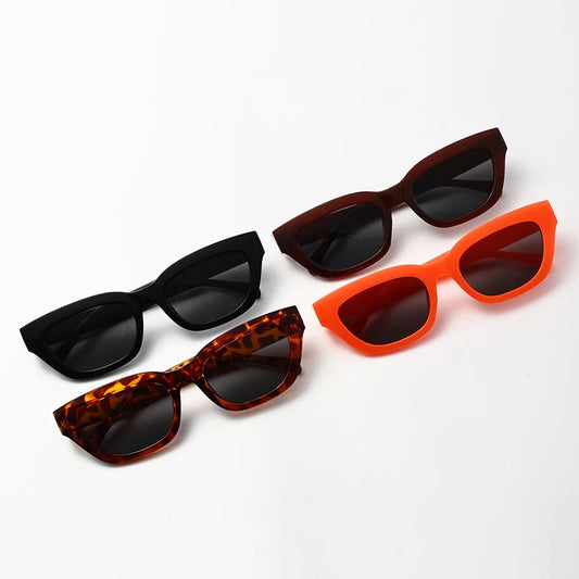 Kleine Katzenaugen-Sonnenbrille für Damen, Markendesigner, Retro, Katzenaugen-Sonnenbrille, weibliche Mode, Outdoor-Sportarten, Shades, Oculos de Sol