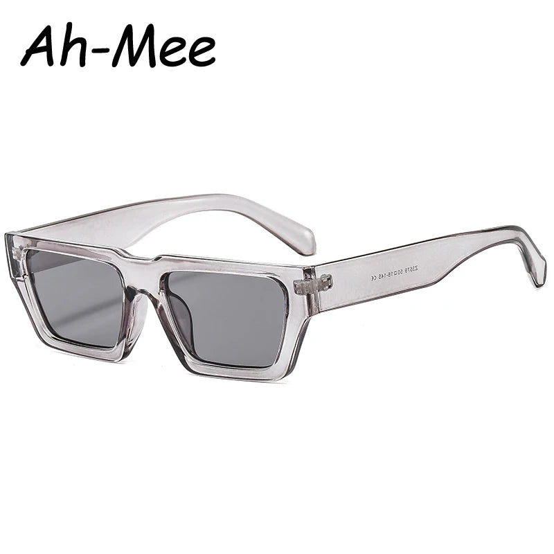 Vintage Sonnenbrille mit quadratischem Rahmen für Damen und Herren, modische Sonnenbrillen, Punk, beliebte Retro-Hip-Hop-Brille für Damen, UV400