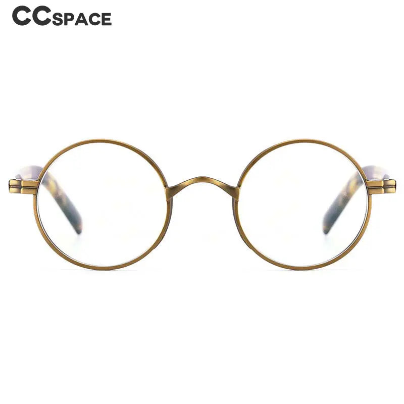 54604 Retro Titanium Round Frame Reading Glasses Men Alloy Glasses Frame Fashion Male Square Eye Myopia Prescription Eyeglasses