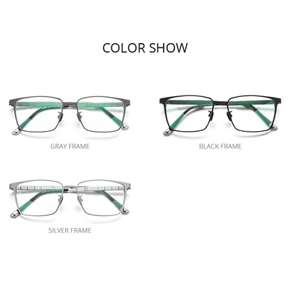 FONEX Pure Titanium Glasses Frame Men 2021 New Male Classic Eyeglasses Frame Full Rim Square Eyewear F85658