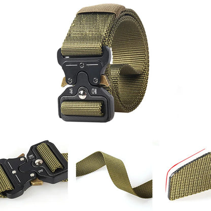 Outdoor Tactical Belt Hunting Belt Functional Training Nylon Belt Outdoor Overalls Men's Belt