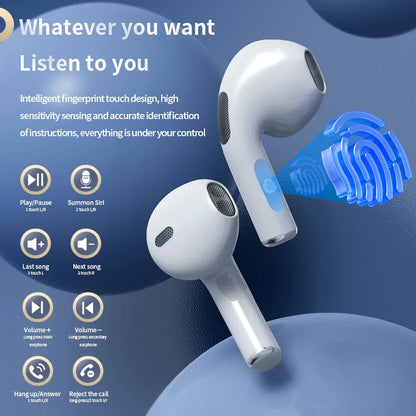 Pro6 Wireless Bluetooth Headphones Tws Earphones Mini Heaset with Charging Case Waterproof Earbuds for All Phone Huawei iPhone