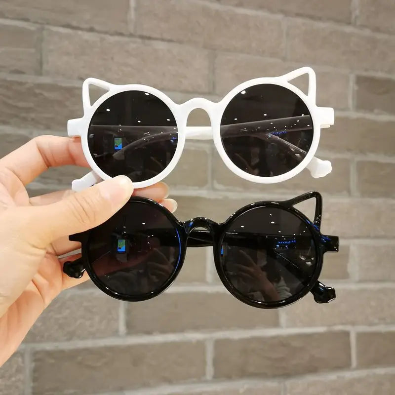 Kinder Niedliche Tier Cartoon Sonnenbrille Sommer Mädchen Jungen Katzenohren Sonnenbrille Schöne Vintage Sonnenbrille UV Schutz Brillen