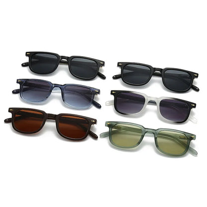 SHAUNA Retro Small Rectangle Sunglasses UV400