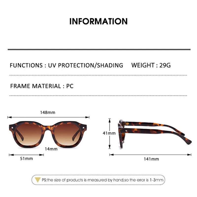 SHAUNA Anti Blue Light Retro Women Optical Glasses Frame Fashion Nail Men Round Shades UV400