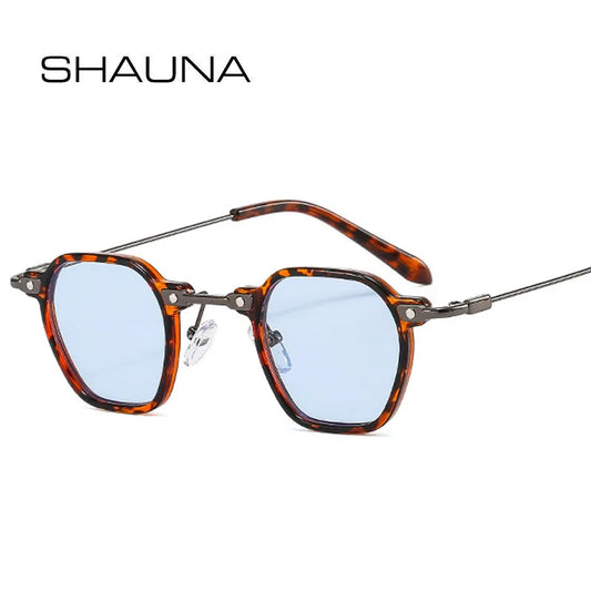 SHAUNA Ins Popular Fashion Small Square Women Sunglasses Retro Punk Candy Color Shades UV400 Men Gradient Sun Glasses