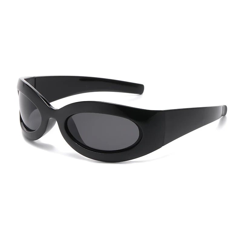 Lunettes de soleil tendance punk pour hommes, cyclisme Y2K, lunettes de soleil enveloppantes, lunettes de sport, lunettes d'équitation, lunettes UV400