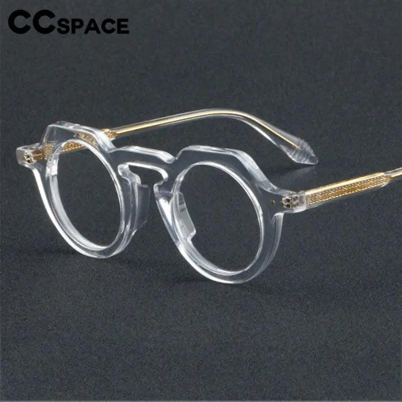 56936 Monture de lunettes universelle en acétate vert vintage pour femmes, monture de lunettes optique transparente populaire sur ordonnance