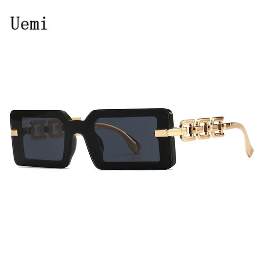 2023 New Fashion Luxury Brand Square Sunglasses For Women Men Female Modern Sun Glasses Vintage Trending Shades UV400 Eyeglasses