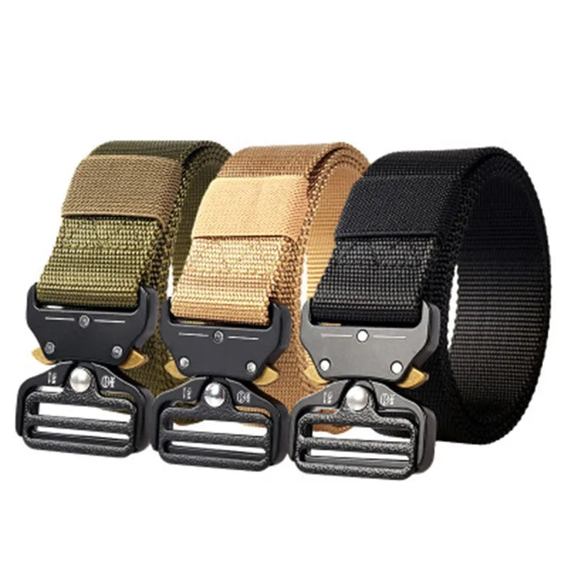 Men's Belt Outdoor Multi Function Belt High Quality Canvas For Nylon Male Luxury Belts Women's Sports Jeans Belt Neutral Belts